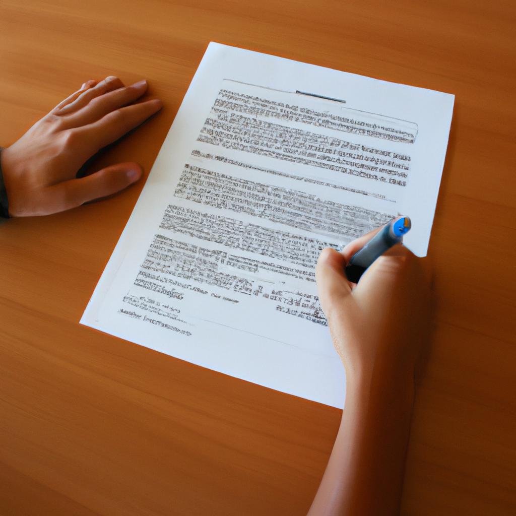 Person Signing Leasing Agreement Document